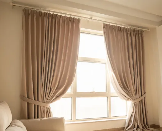 Hang curtains higher
