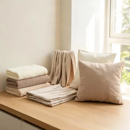 Curtain and bath textile bundle
