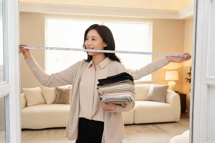 Friendly curtain planning service